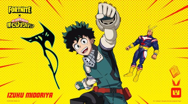 Fortnite ganha parceria com anime My Hero Academia